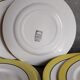 Eight dessert plates from Salins service "Menton" 50s