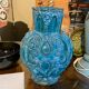 Vase bleu vintage