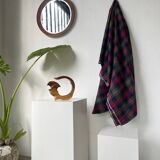Vase sculpture en bois