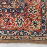 Grand Tapis Persan Ancien 300x397 cm, Médaillon et Motifs Floraux