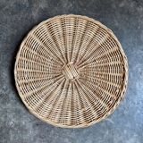 Woven wicker tray ⌀ 40 cm