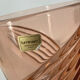 Luminarc pink vase arque glassware made in France