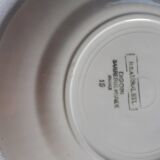Service of 13 dessert plates and pie dish Digoin & Sarreguemines "Beausoleil"