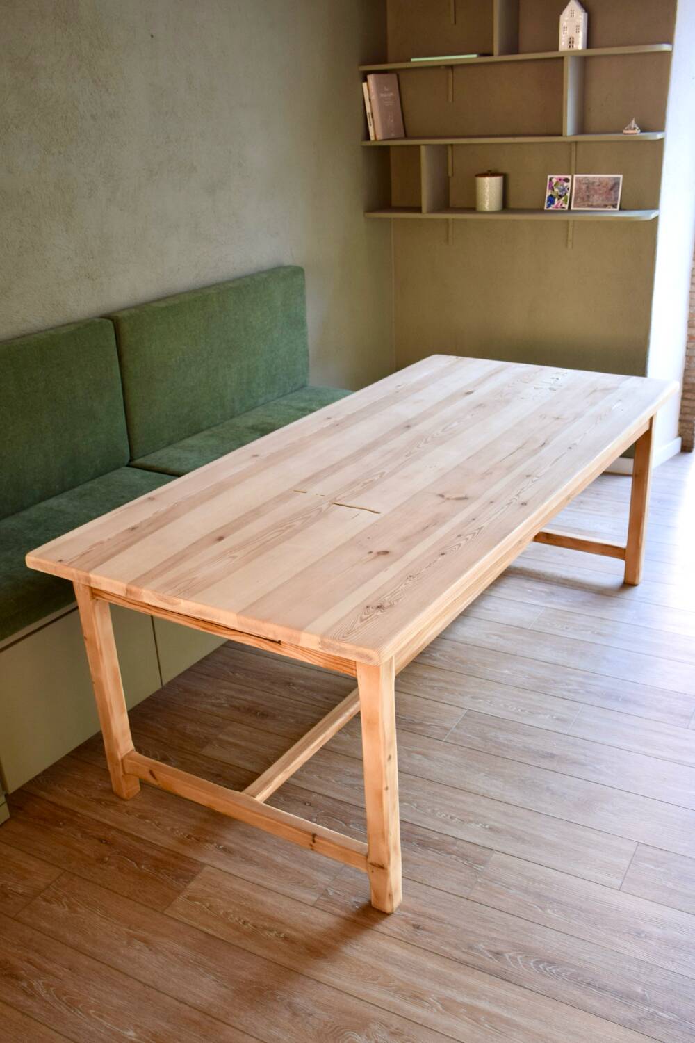 Oak farmhouse table
