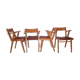 Series of 4 Scandinavian chairs