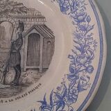 Talking plate themed Tierra del Fuego of Grigny late nineteenth century