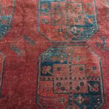 Carpet old Afghan Turkmen 152x230 cm