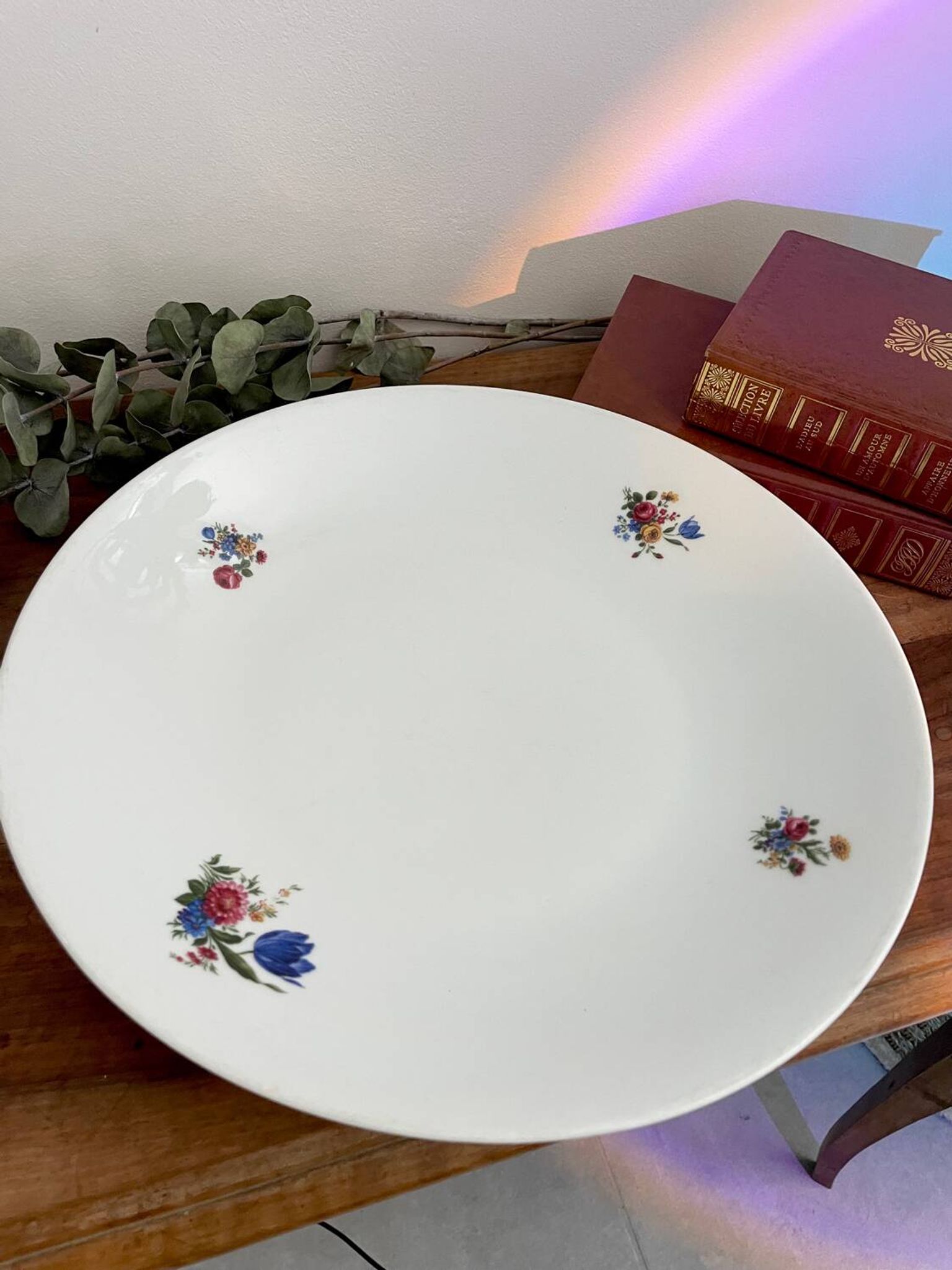 Plat porcelaine bavaroise