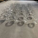 Service de 22 verres en cristal