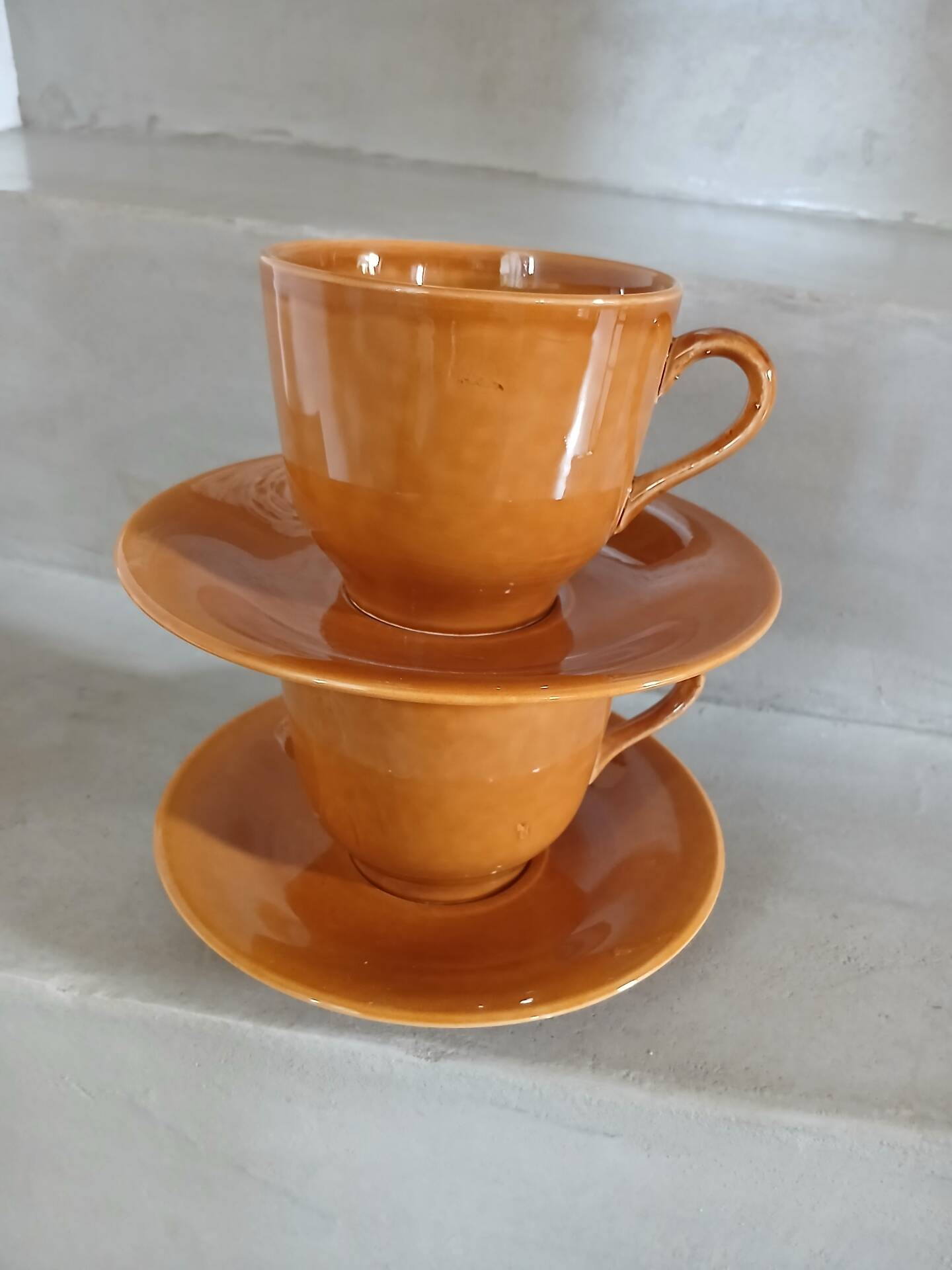 2 tasses en céramique italienne