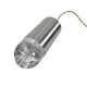 Raak Amsterdam - B 1015 - suspended lamp 'bullet' - aluminium - crystal - 1960s