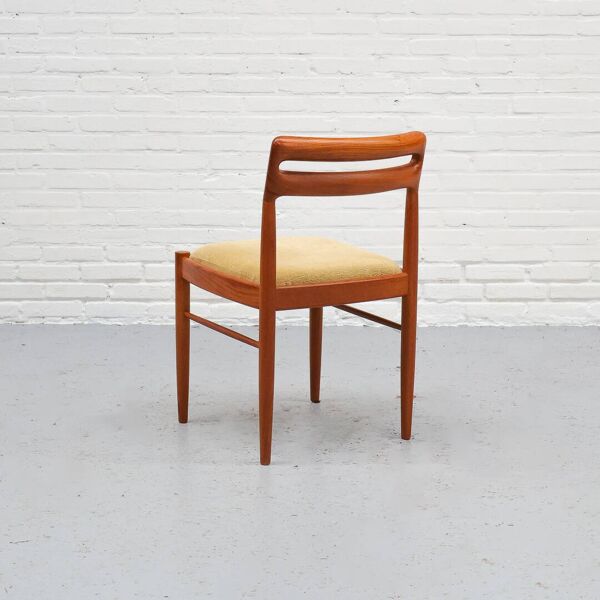 4 chaises de salle à manger par HW Klein pour Bramin, années 1960