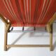 Fauteuil pliant années 50 style transat chilienne