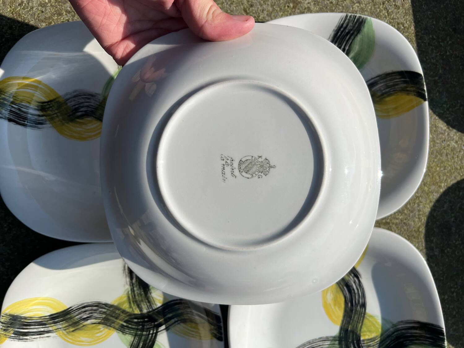 Lunéville - serie de 6 assiettes creuses