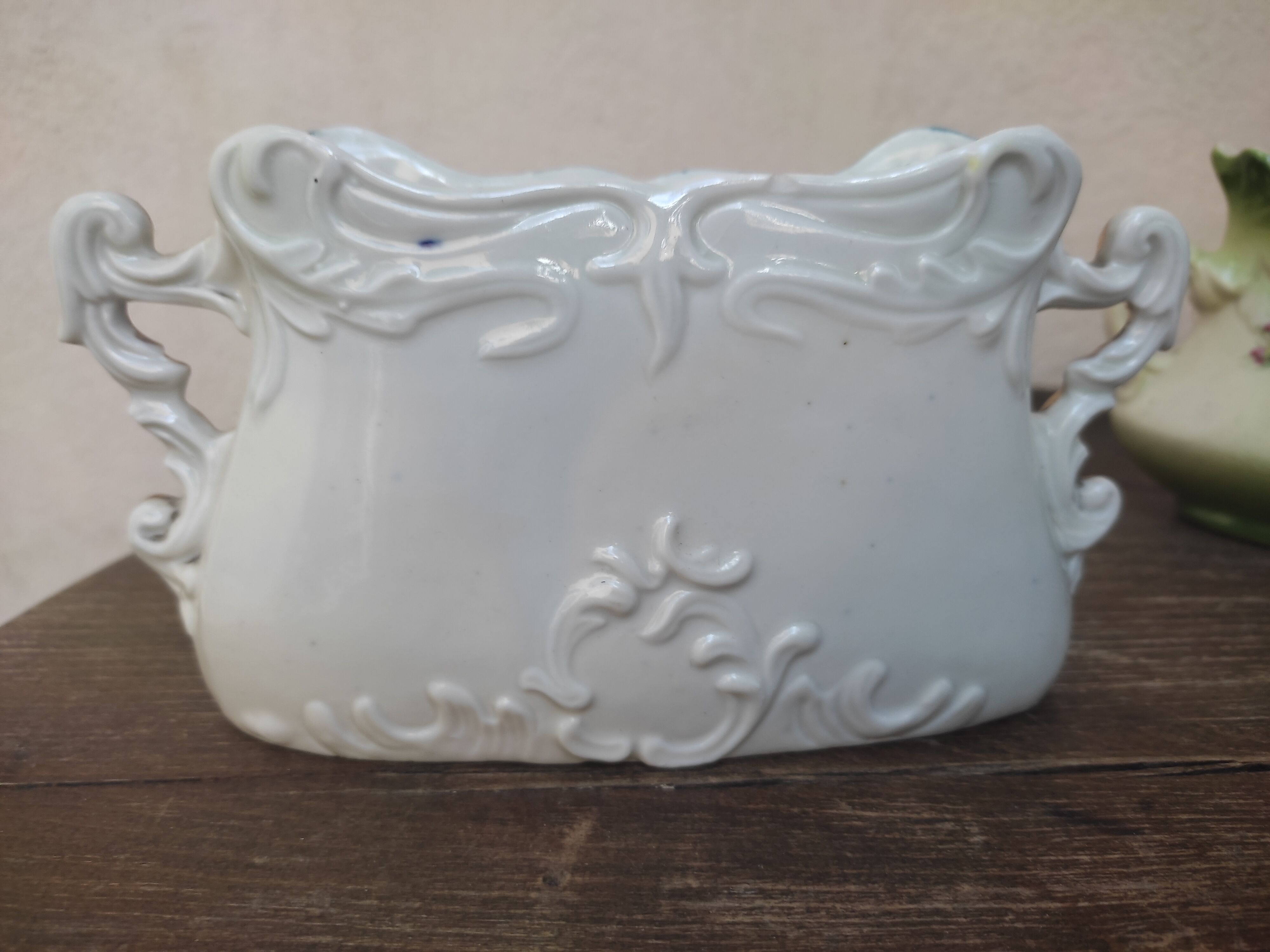 Duo of porcelain planters