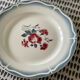 8 assiettes plates digoin sarreguemines