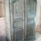 Wardrobe wardrobe de tonges shabby chic patinated