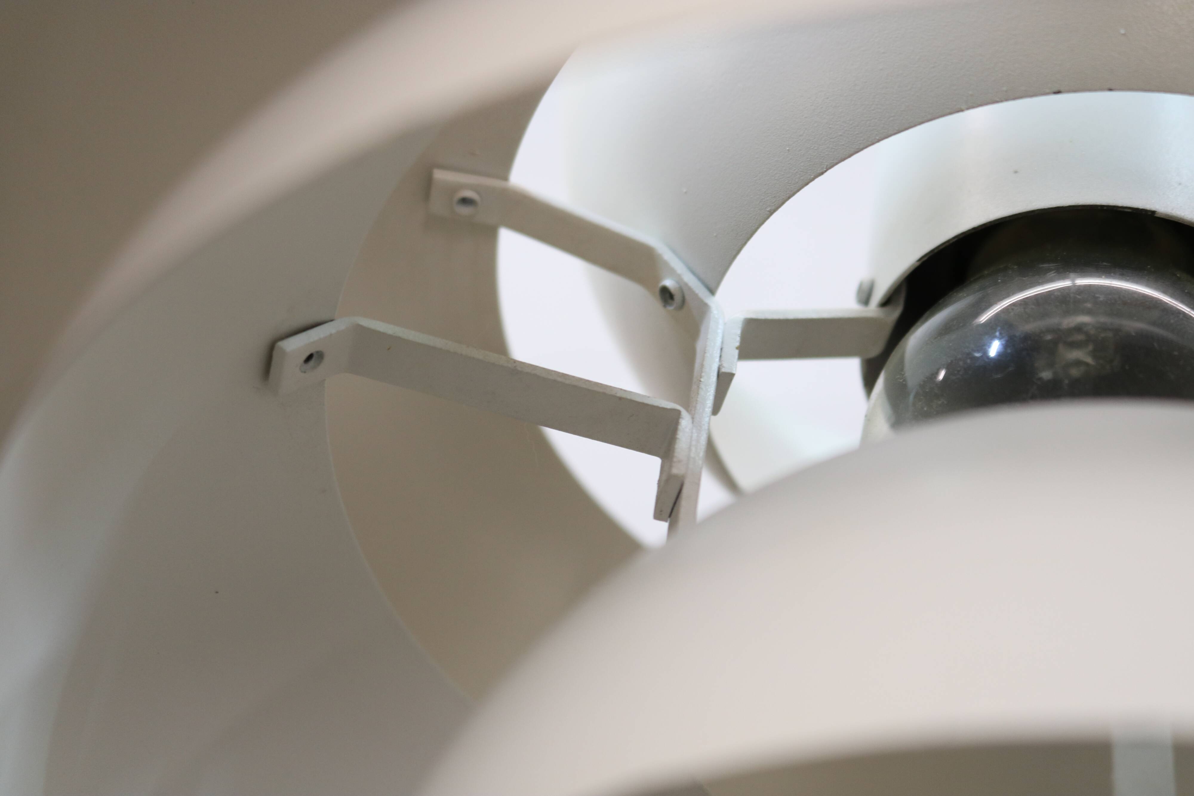 Original white Danish pendant lamp - Fog and Morup by Jo Hammerborg - Model