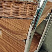 Table roulante et pliable années 70