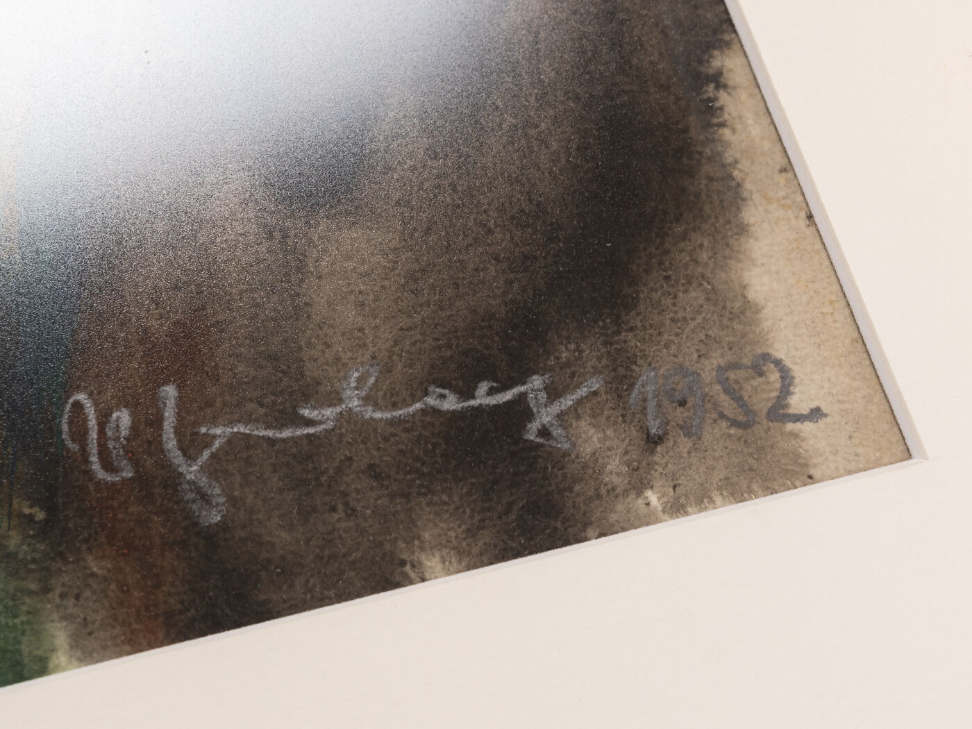 Flower in the Darkness, Aquarelle on Paper, 43 x 63 cm