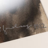 Flower in the Darkness, Aquarelle on Paper, 43 x 63 cm