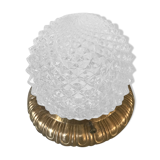 Vintage glass and brass ceiling