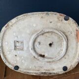 Large glazed terracotta hen