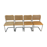 Set of 4 chairs B32 by Marcel Breuer