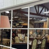 Large English industrial mirror, 1990s work, pub background