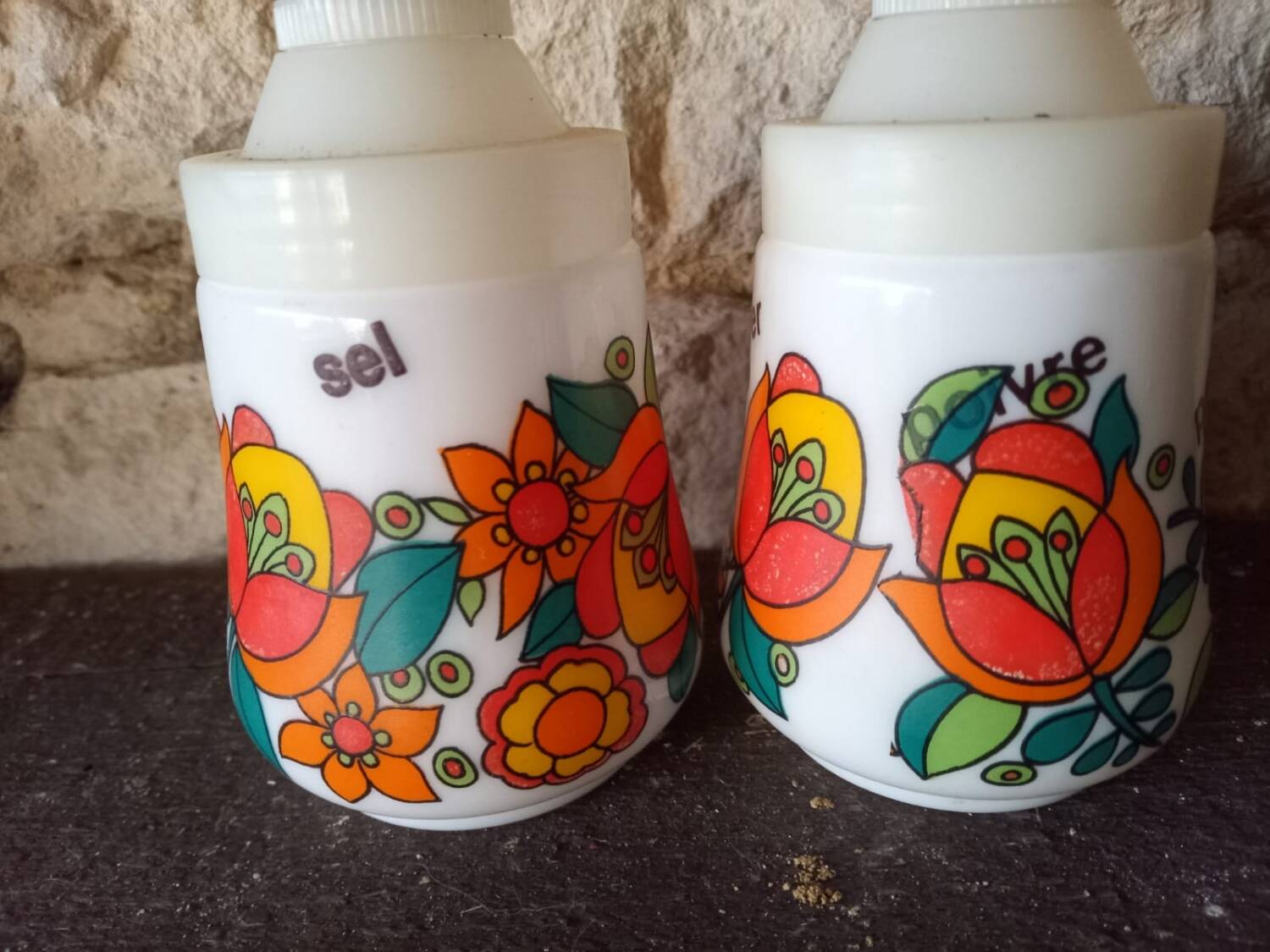 Vintage salt and pepper shakers