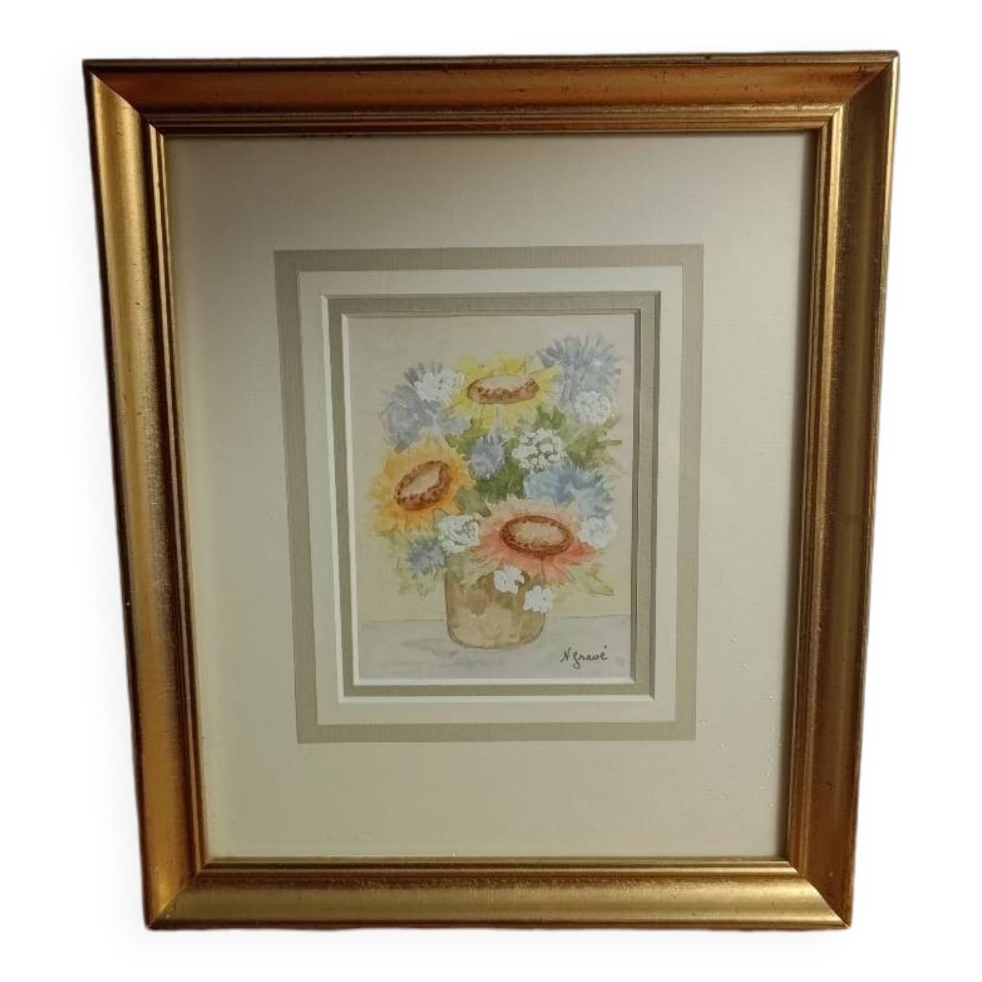 Tableau bouquet de fleurs