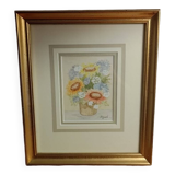 Flower bouquet painting