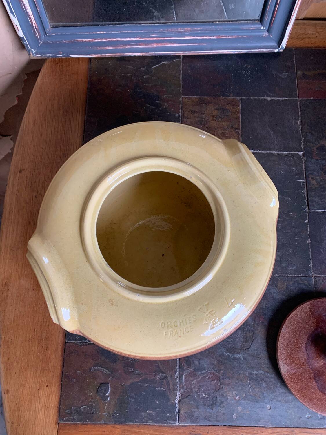 Old tripière in Orchies earthenware