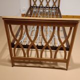 Vintage pull-out beds with cross-beams