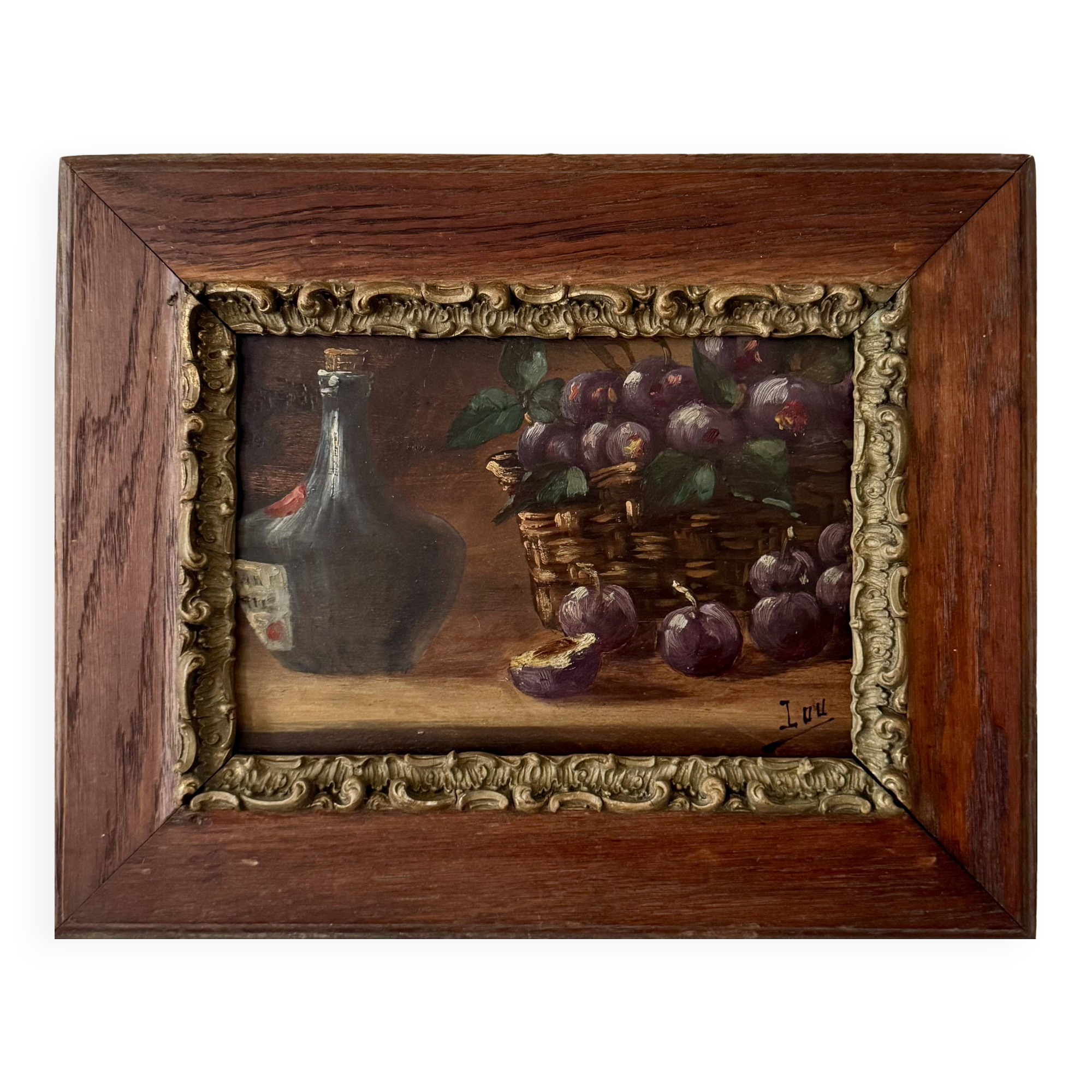 Still Life with Plums