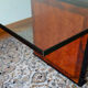 Contemporary glass dining table 240 cm 8 pers.