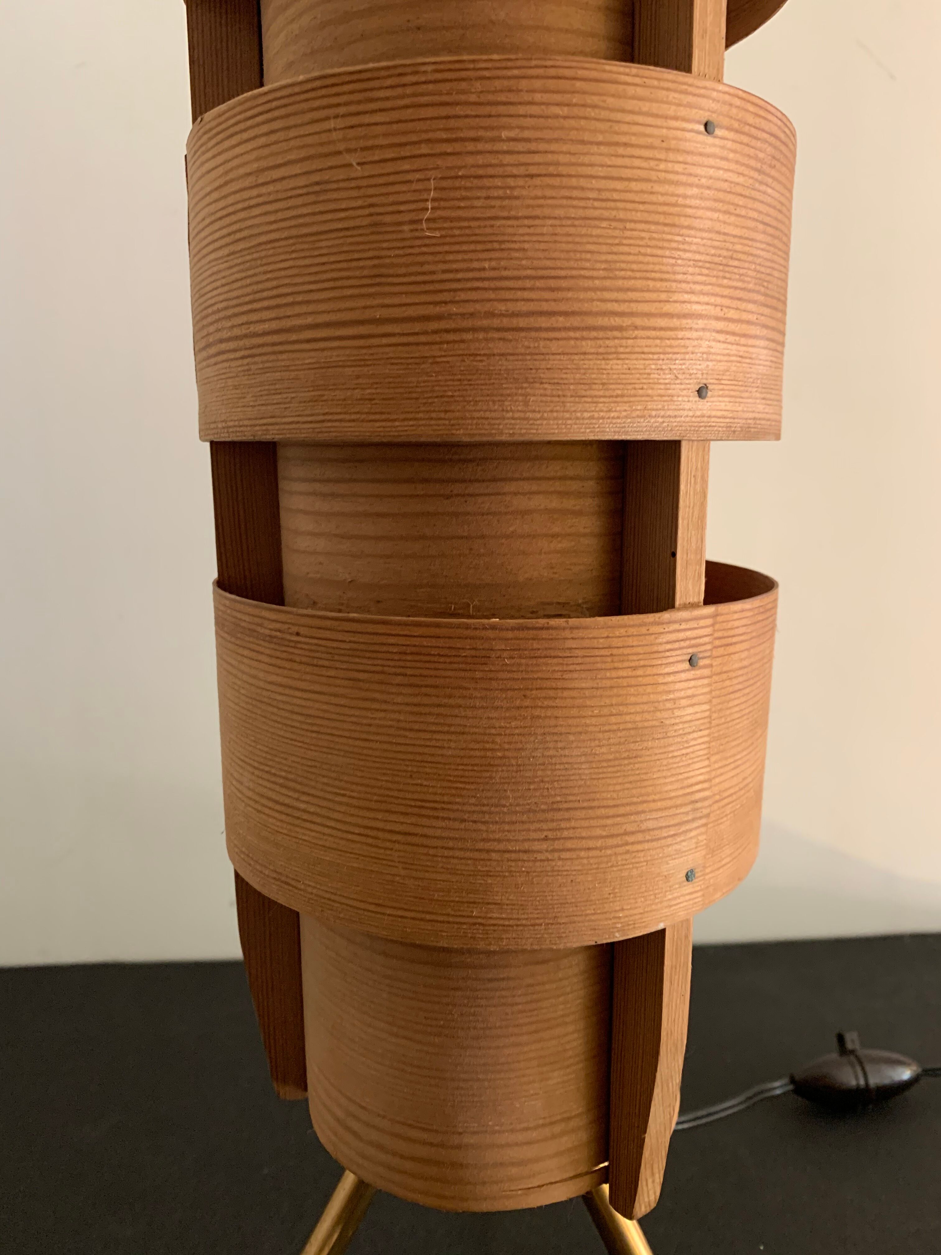 Scandinavian tripod hans-Agne Jakobsson tripod lamp for Ellysett Markaryd 1960