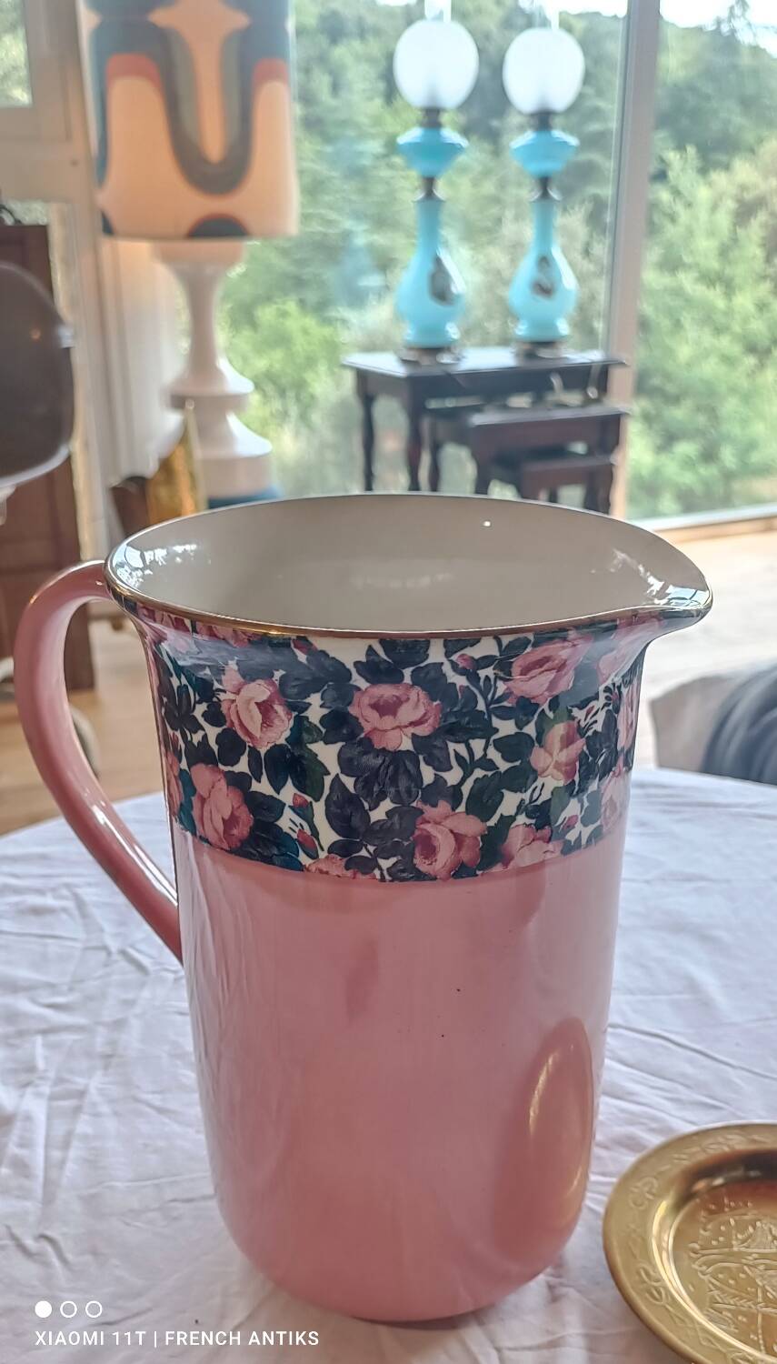Antique ceramic water jug by W Bennett Hanley (1882-1922),
