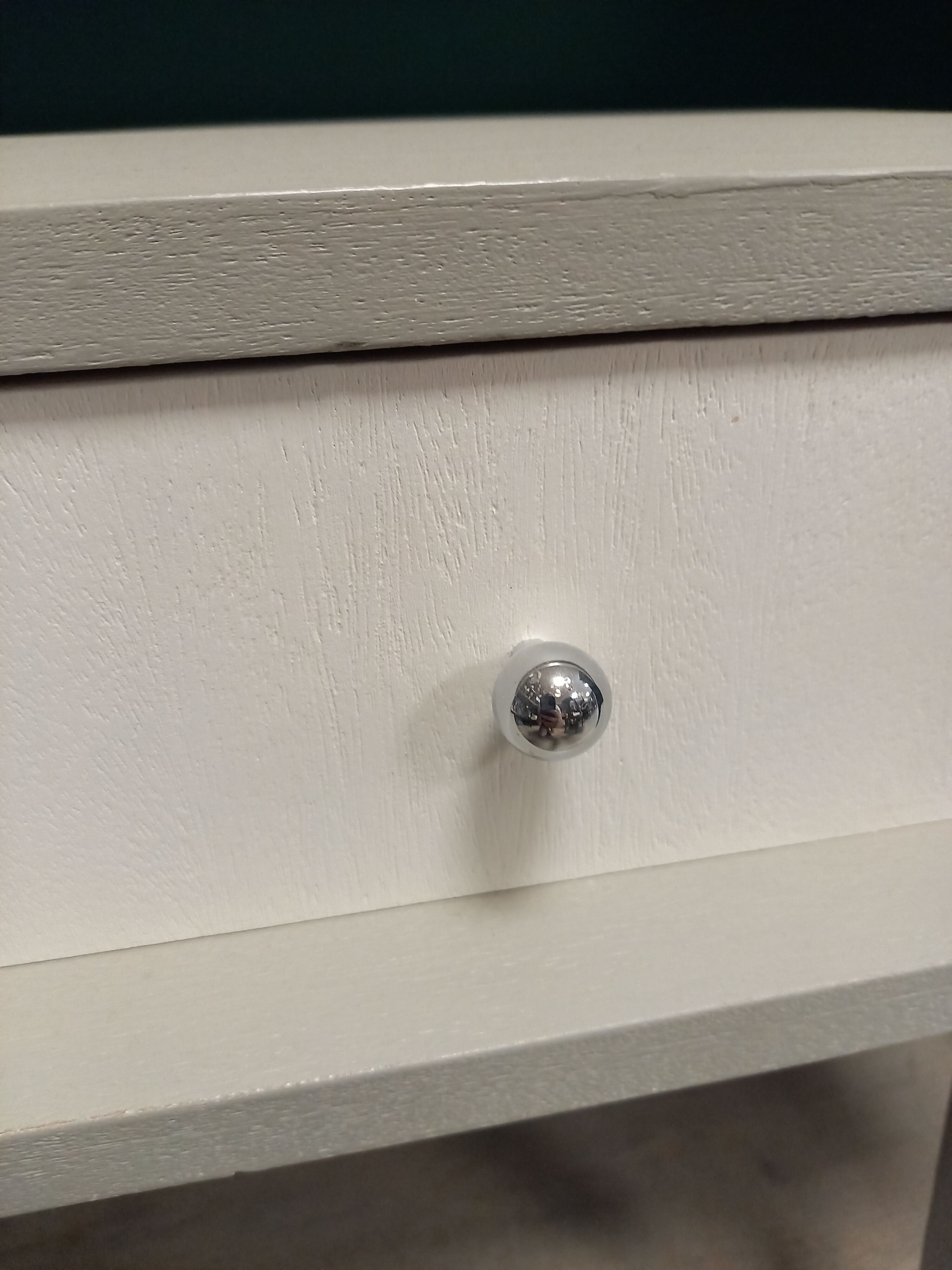 Wooden bedside table