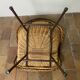 Mid-century wicker armchair