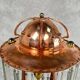Lampe de table Jugendstil en cuivre