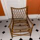 Paire de fauteuils en rotin vintage