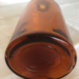 Amber glass bottle