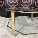 Table basse octogonale en bronze Broncz