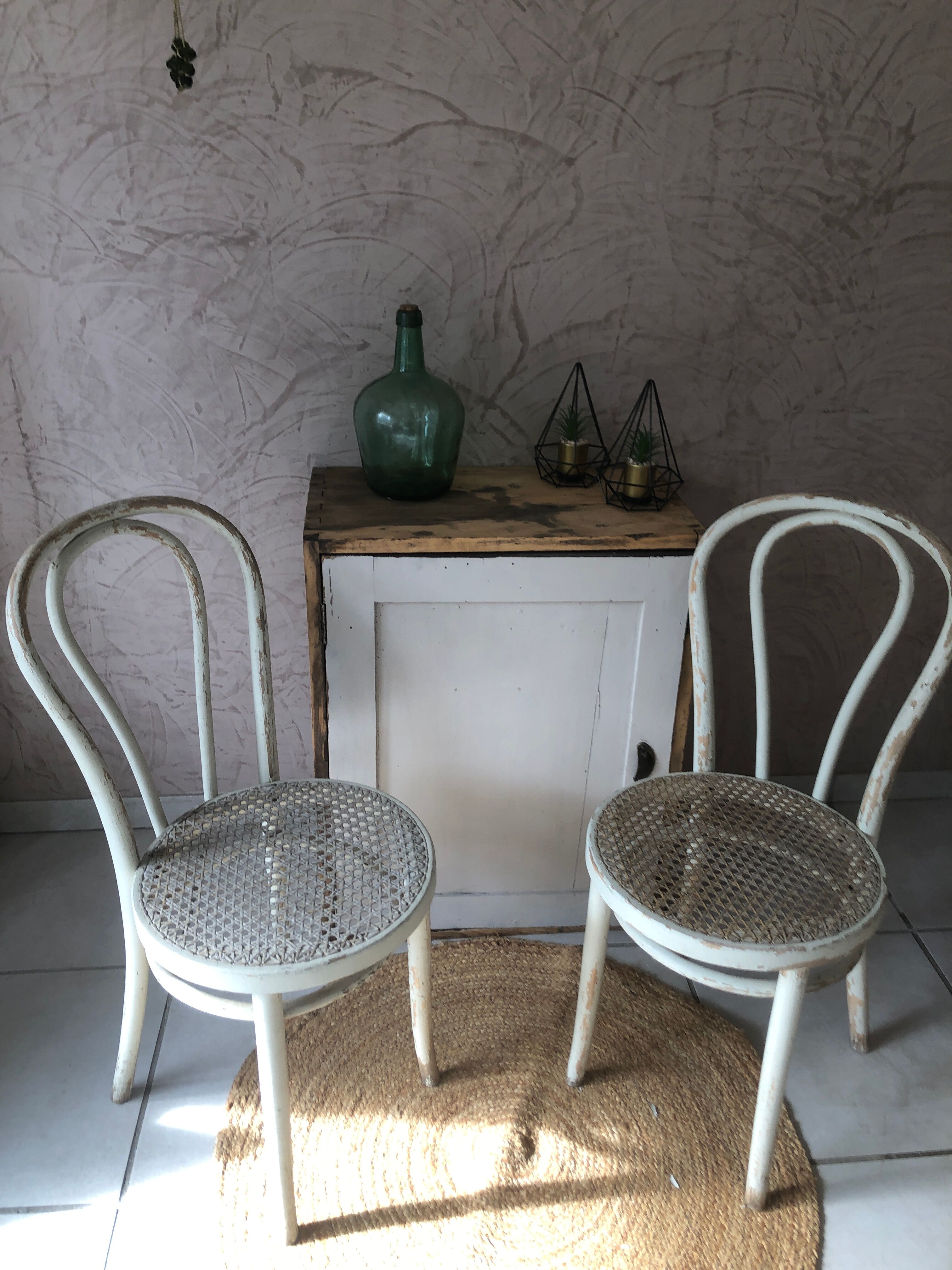 Paire de chaises bistrot