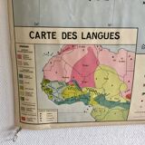 Black African political and economic 1962 school map