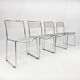 Set of 4 italian spaghetti dining chairs, 1970s