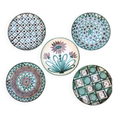 5 assiettes Vallauris Robert Picault