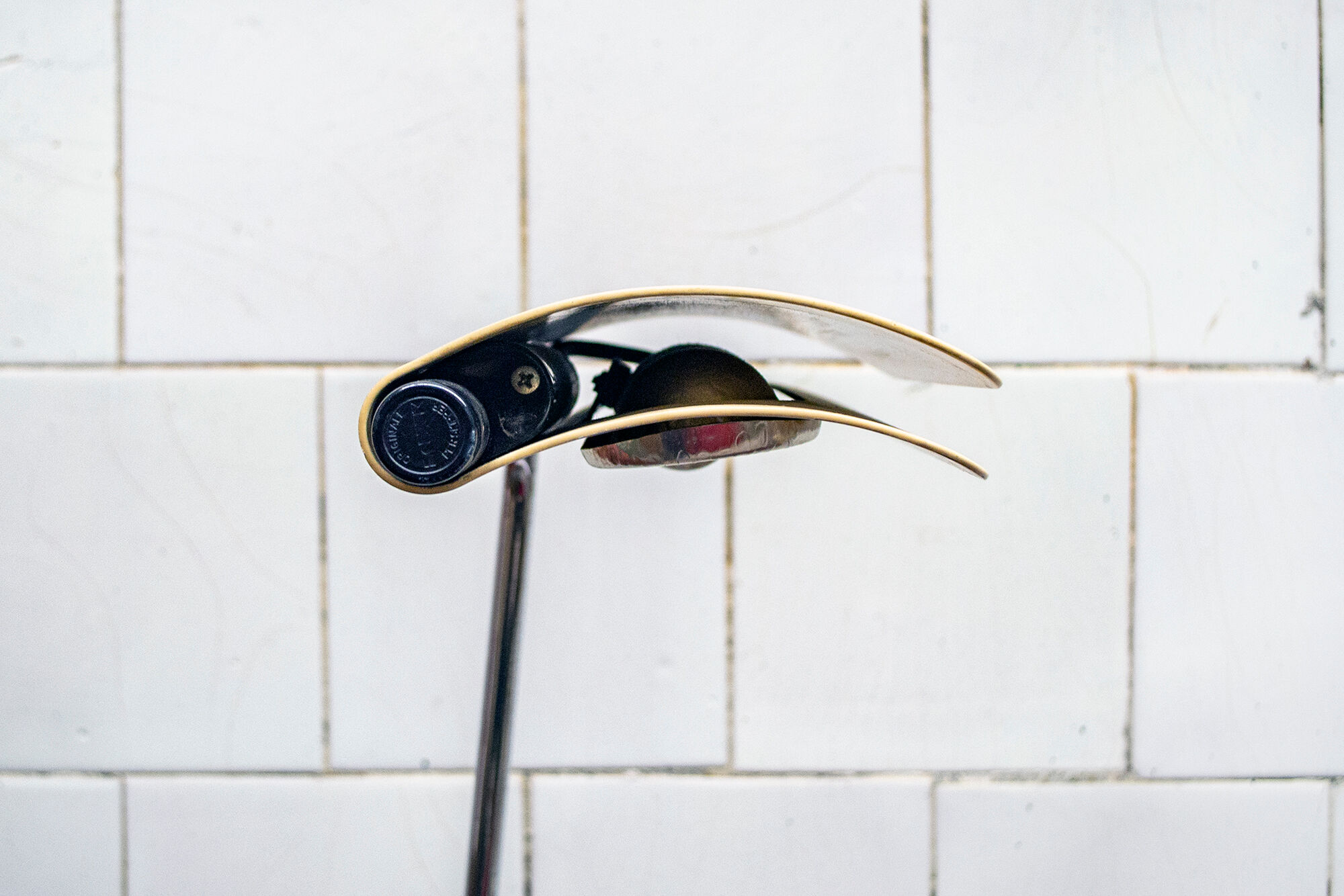 Adjustable tile desk lamp by Bruno Gecchelin for Skipper & Pollux, Italy, 60s