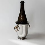 Silver-plated Jean Couzon 1980s Champagne Cooler – Vintage Centerpiece and Elegant Table Decor